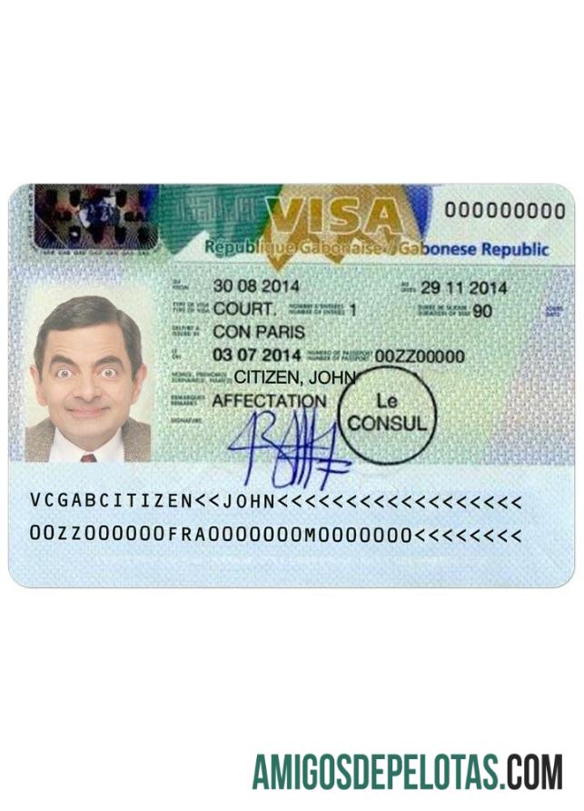 Vista do GABÃO exemplo